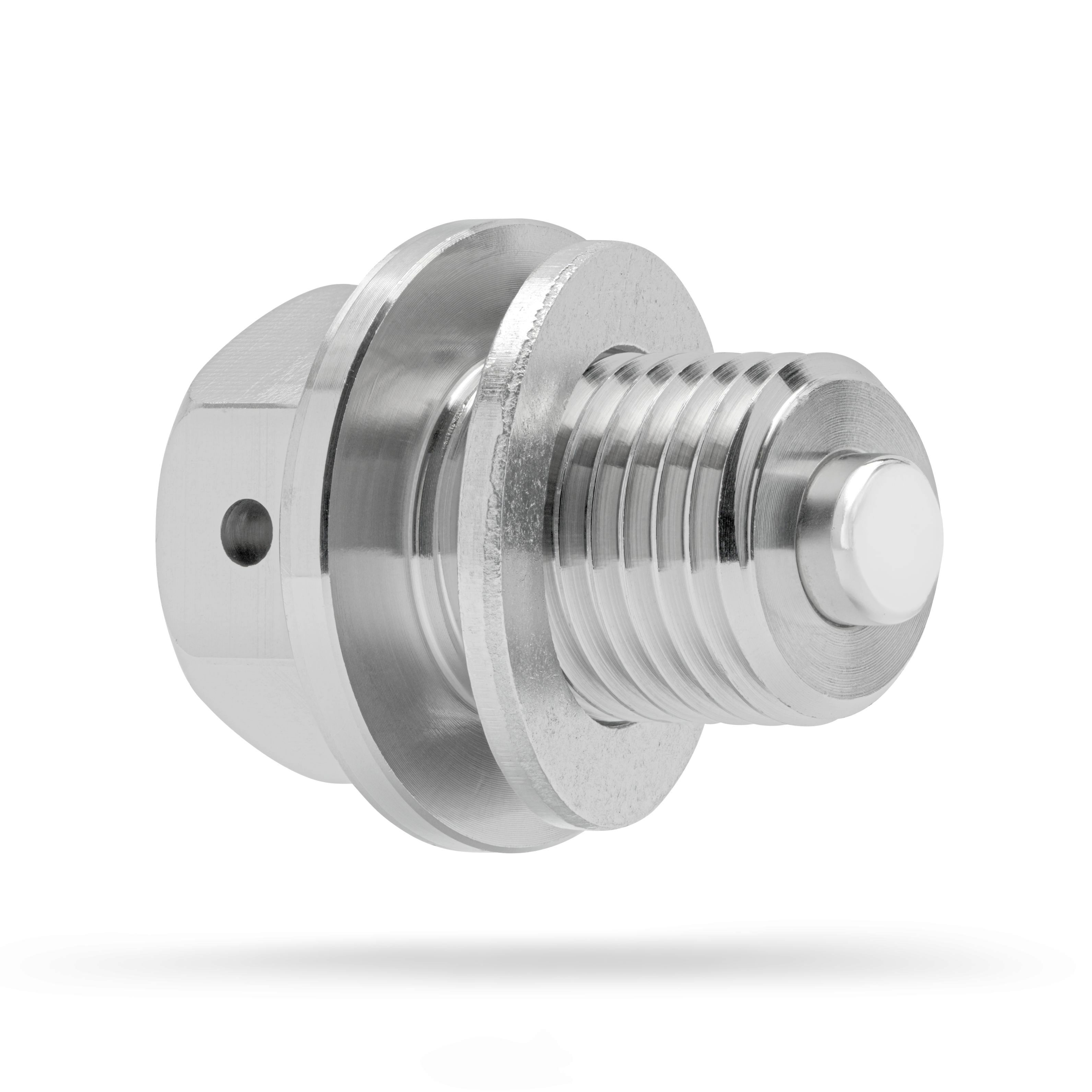 Suzuki Aerio Magnetic Oil Drain Plug - 2004-2007 - 2.3 Liter - 4 Cylinder - Made In USA - Stainless Steel - Part Number 09247-14044